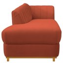 Ver imagem 3 de Recamier Vanessa 1,60M Lado Esquerdo Suede Terracota - ADJ Decor