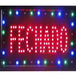 Letreiro Luminoso Aberto/Fechado 110V - 2