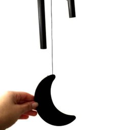 Mobile Sino Dos Ventos Mensageiro Alumínio/Metal Lua G - 4