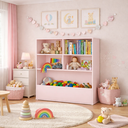 Ver imagem 1 de Prateleira Quarto Infantil 5 Nichos Organização Completa