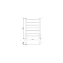 Ver imagem 2 de Porta Toalha Grande Ruby Premium com Fio Oculto Inox - Crismoe