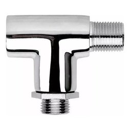 Desviador "tê para Chuveiro/ducha Metal Cromado - 1