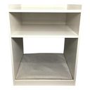 Ver imagem 3 de Mesa de Cabeceira Pet Off-white com Nicho e Colchão Incluso