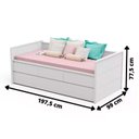 Ver imagem 3 de Bicama Babá Lais Branco Aceinado - Carolina