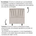 Ver imagem 5 de Cabeceira Estofada Cama Casal Queen Size 160 Cm Louise Corino:bege