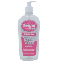 Limpa Ouvidos pet Genial Pet Limpeza Ouvido 500ml Cão e Gato - 1