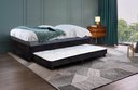 Ver imagem 1 de Bicama Solteirão Serenelife - Suede Preto