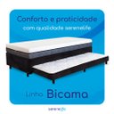 Ver imagem 6 de Bicama Solteirão Serenelife - Suede Preto