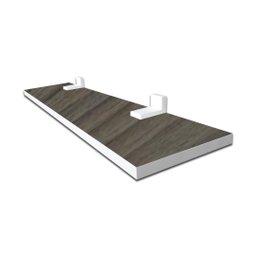 Prateleira Linha Furta-cor Em Mdf Com Borda De Pvc Branco 60x15 Cm - 4
