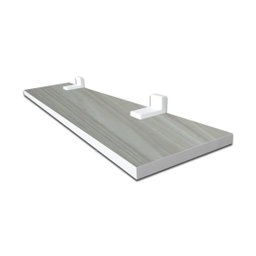 Prateleira Linha Furta-cor Em Mdf Com Borda De Pvc Branco 60x15 Cm - 2