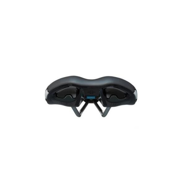 Selim Turnix Crmo Vazado 142mm Preto/Cinza - 5