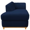 Ver imagem 3 de Recamier Vanessa 1,85M Lado Esquerdo Suede Azul Marinho - ADJ Decor