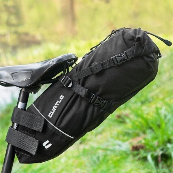 Bolsa de Selim Voyager 10 Litros Preto Transporte na Viagem - 10