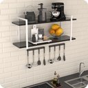 Ver imagem 3 de Prateleira Estilo Industrial Cozinha de Parede GND BP 80cm