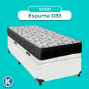 Ver imagem 4 de Cama Box Bau + Colchão Solteiro D33 Iso100 Ortobom
