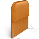 Ver imagem 2 de Cabeceira Cama Box Queen 160cm Orgânica Lanna W01 Couríssimo Whisky - Lyam Decor