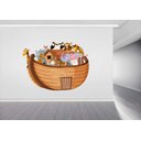 Ver imagem 1 de Adesivo de Parede Arca de Noé Mod02:70 X 51 Cm