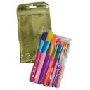 Ver imagem 4 de Pincel Maquiagem Kit 15 Peças Neon Portatil Colorido