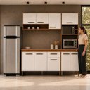 Ver imagem 5 de Cozinha Completa Modulada Aurora 1,84 m com Tampo e Torre Quente