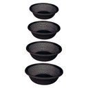 Ver imagem 1 de Conjunto Peneira Sem Cabo 4 Peças Preto