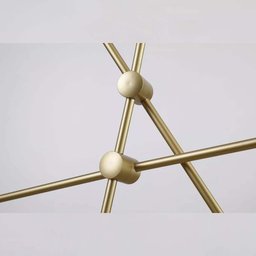 Lustre Pendente Sputnik Ipanema Moderno Decoração Casa Sala de Estar Luminária de Teto Iluminação Ar - 14