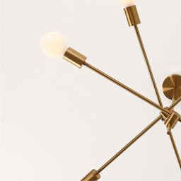 Lustre Pendente Sputnik Ipanema Moderno Decoração Casa Sala de Estar Luminária de Teto Iluminação Ar - 10