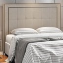 Ver imagem 2 de Cabeceira Cama Box Casal King 195 cm P05 Atenas Linho Creme - Lyam Decor