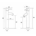 Ver imagem 3 de Torneira Misturador Monocomando Banheiro Alta Preta 6007BP Luuk Young