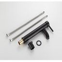 Ver imagem 2 de Torneira Misturador Monocomando Banheiro Alta Preta 6007BP Luuk Young