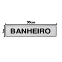 Ver imagem 2 de Combo 6 Placas De Sinalização Banheiro 30x7 Acesso - B-510 F9e