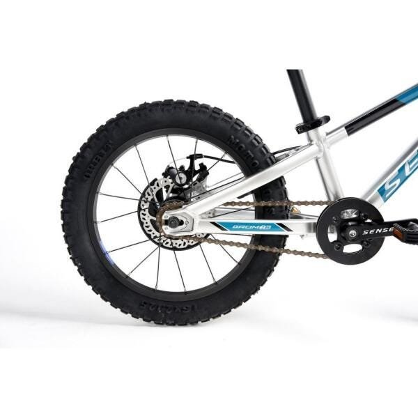 Bicicleta Grom Aro 16 Alumínio/Aqua Infantil MTB Freio Disco 2021/2022 - 4