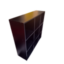 Ver imagem 4 de Armário Estante Multiuso Colmeia 9 Nichos Rack Prateleiras Divisórias Preto Cód.309