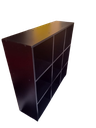 Ver imagem 4 de Armário Estante Multiuso Colmeia 9 Nichos Rack Prateleiras Divisórias Preto Cód.309