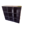 Armário Estante Multiuso Colmeia 9 Nichos Rack Prateleiras Divisórias Preto Cód.309 - 10
