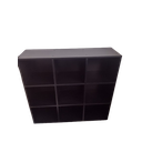 Ver imagem 5 de Armário Estante Multiuso Colmeia 9 Nichos Rack Prateleiras Divisórias Preto Cód.309