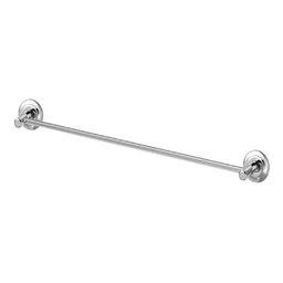 Porta Toalha Barra Metal Inox Cromado Banheiro Parede - 1