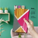 Ver imagem 3 de Grafismos - Quadro ou Placa Decorativa com 6 Peças É Decoração Quadros e Placas Decorativas 15mm - Q