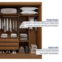 Ver imagem 7 de Guarda Roupa Casal 2 Portas 100% MDF Monte Rei