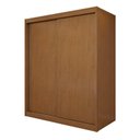 Ver imagem 2 de Guarda Roupa Casal 2 Portas 100% MDF Monte Rei
