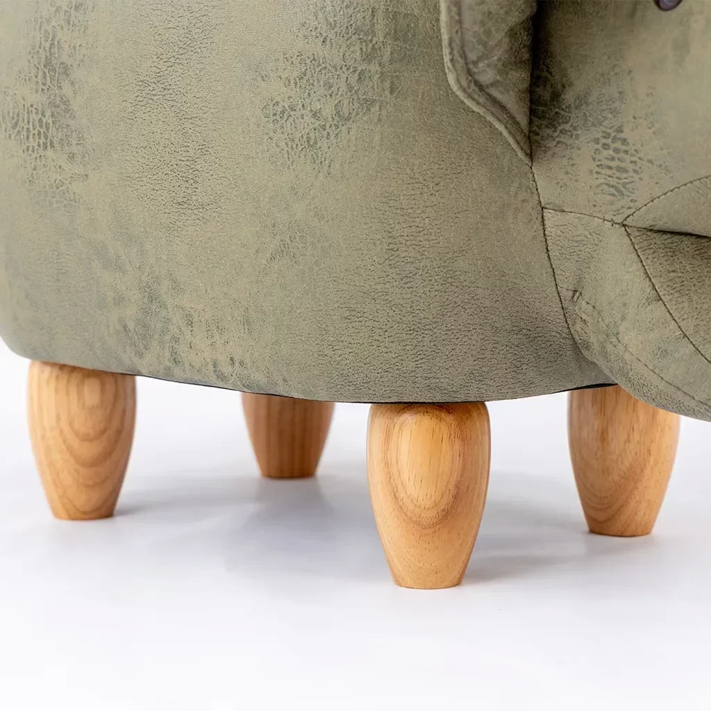 Ver imagem 3 de Puff Infantil Dinossauro Couro Sintético e Madeira L63xa38xc32:sem