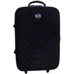 Mala Bordo Pequena 10kg Anac Rodinhas Village Viagem Rígida - Preto - 1