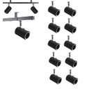 Ver imagem 1 de Kit 10 Spot Trilho Perfilado Eletro Calha Par20 Bulbo Ol8