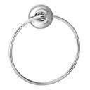 Ver imagem 1 de Porta Toalha Argola Mãos Rosto Metal Inox Cromado Banheiro