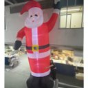 Ver imagem 5 de Papai Noel Inflavel Gigante 5 Metros Natalino Natal Loja Decoraçao Fachada Entrada Fim de Ano Merry