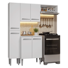 Armário de Cozinha Compacta 156cm Emilly Madesa Branco 01 - 3