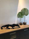 Ver imagem 6 de Escultura Estátua Decorativa Pantera Ataque 16cm:preto Brilho