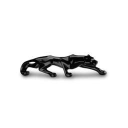 Escultura Estátua Decorativa Pantera Ataque 16cm:preto Brilho - 2