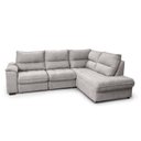 Ver imagem 2 de Sofá de Canto Retrátil Chaise Lado Direito 4 Lugares Nest CabeCasa MadeiraOriginals Cinza
