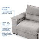 Ver imagem 5 de Sofá de Canto Retrátil Chaise Lado Esquerdo 4 Lugares Nest CabeCasa MadeiraOriginals