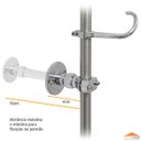 Ver imagem 4 de Misturador Duplo Comando De Parede Pré-lavagem Profissional